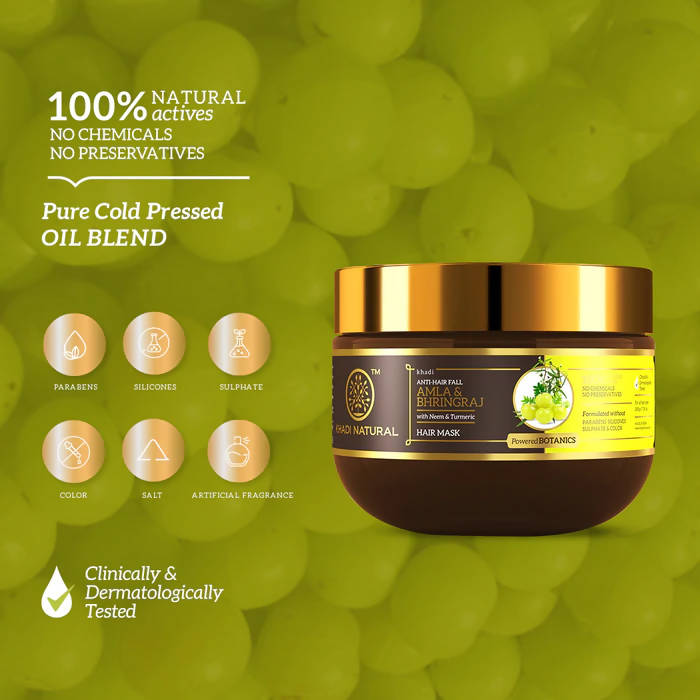 Khadi Natural Amla & Bhringraj Hair Mask | Grocsy