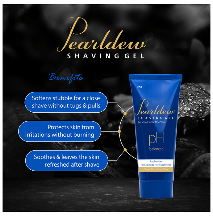Pearldew PH Balanced Shaving Gel | Grocsy