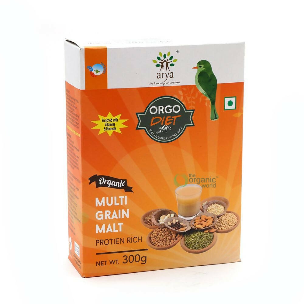 Arya Farm Organic Multi Grain Malt-Protein Rich | Grocsy