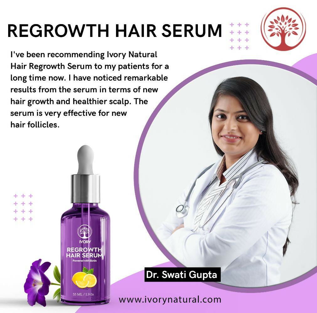 Ivory Natural Serum For Growth Of Hair For New Hair Roots & Encouraging Growth Of Hair | Grocsy