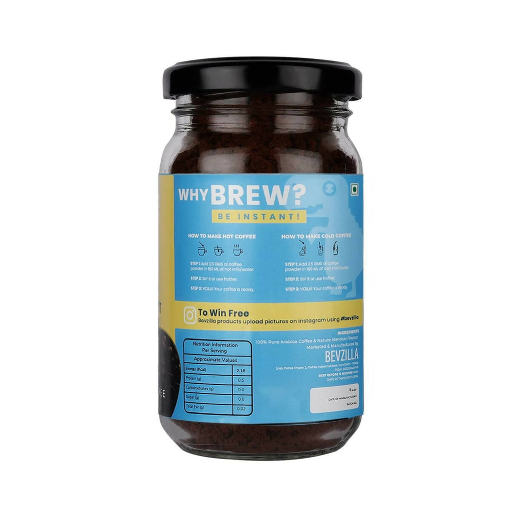 Bevzilla Instant Coffee Powder (Turkish Hazelnut Flavour) | Grocsy