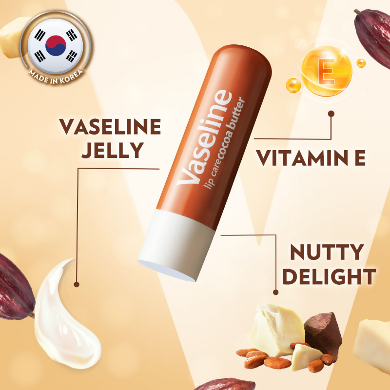 Vaseline Lip Care Lip Balm Stick - Cocoa Butter | Grocsy
