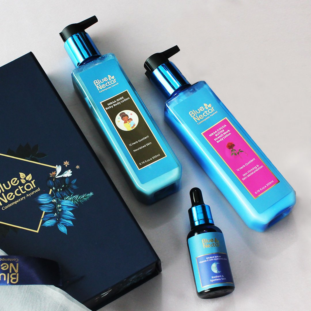 Blue Nectar Loving Mom & Baby Care Gift Set | Grocsy
