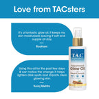 TAC - The Ayurveda Co. Nalpamaradi Glow Oil for Brightening and Glowing Skin with Peepal & Curcumin, for Women & Men | Grocsy