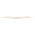 Nuyug 22K Gold Plated Kundan Refined Sleek Matha Patti | Grocsy
