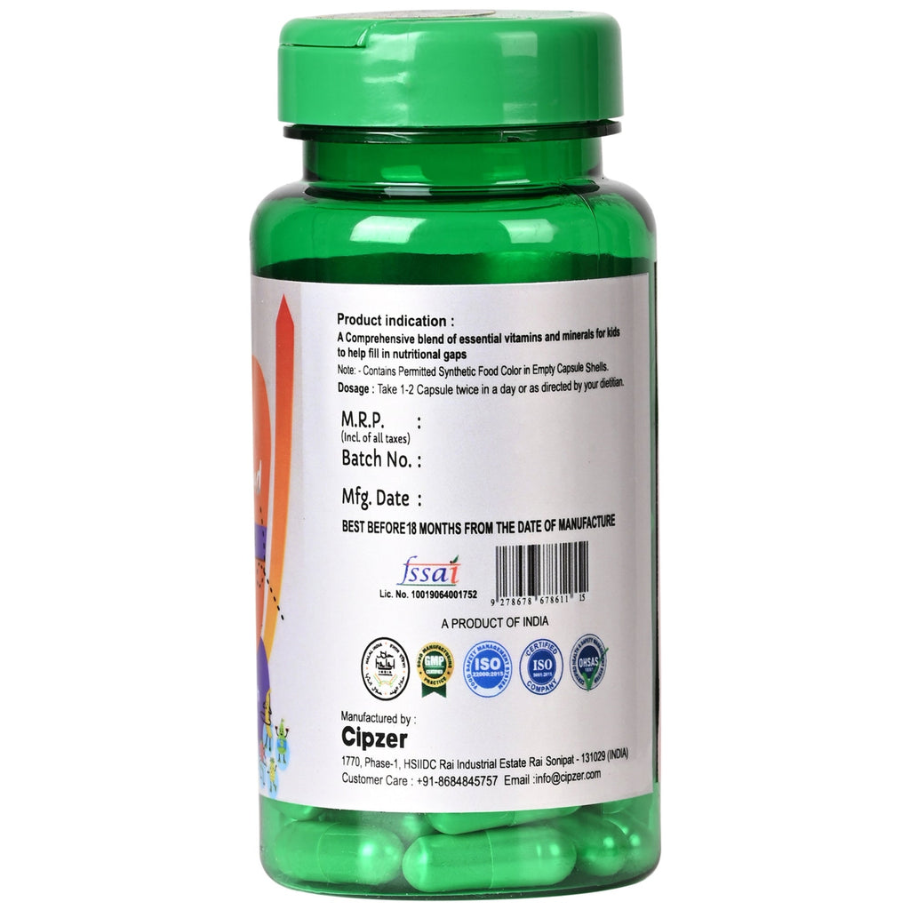 Cipzer Kids Advanced Food Capsules | Grocsy