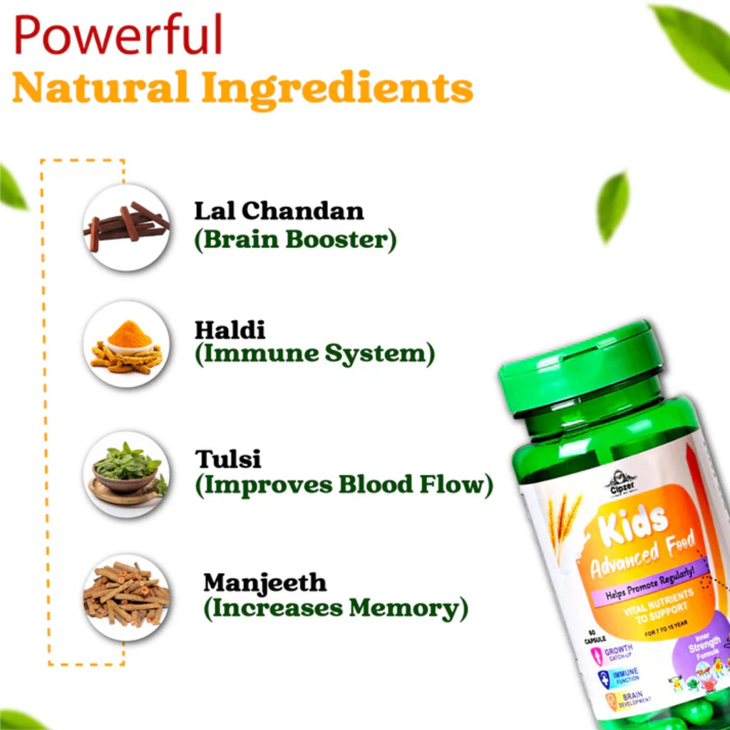 Cipzer Kids Advanced Food Capsules | Grocsy