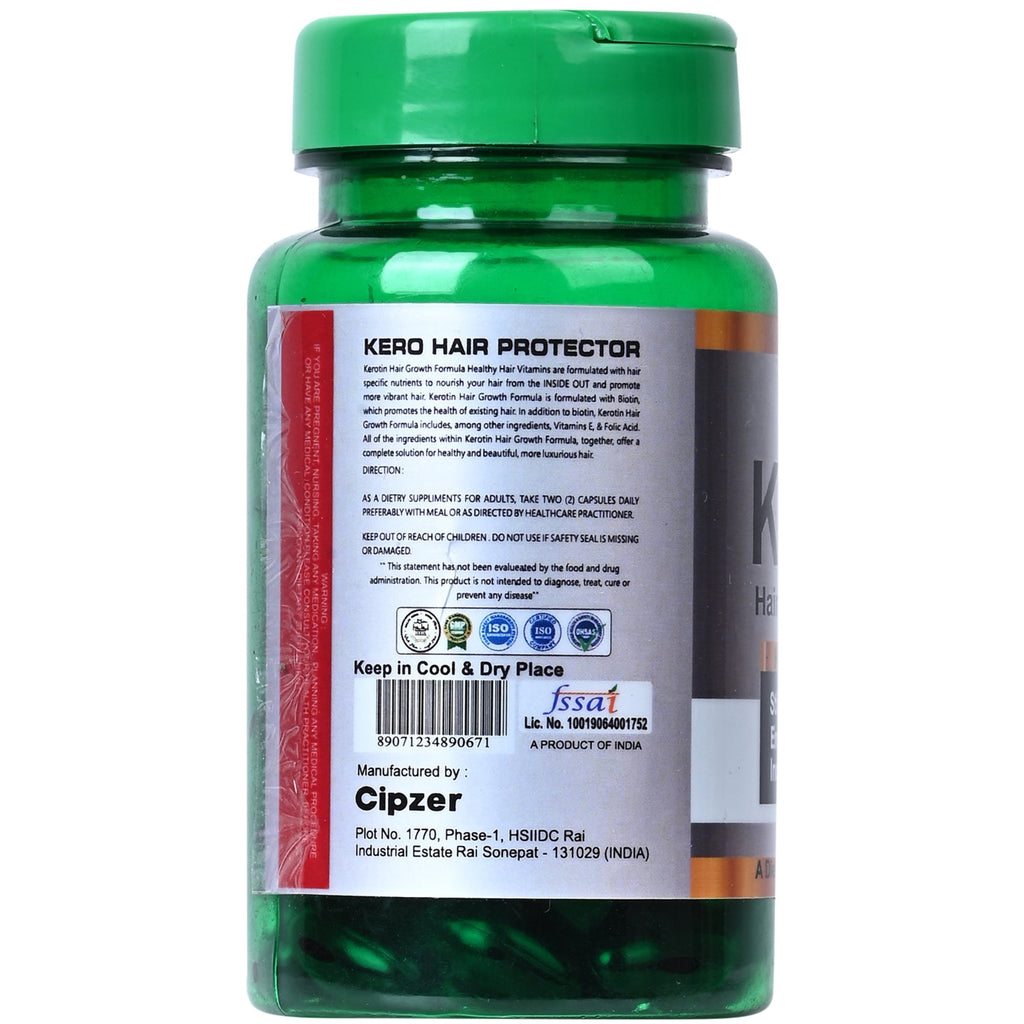 Cipzer Kero Hair Protector Capsules | Grocsy