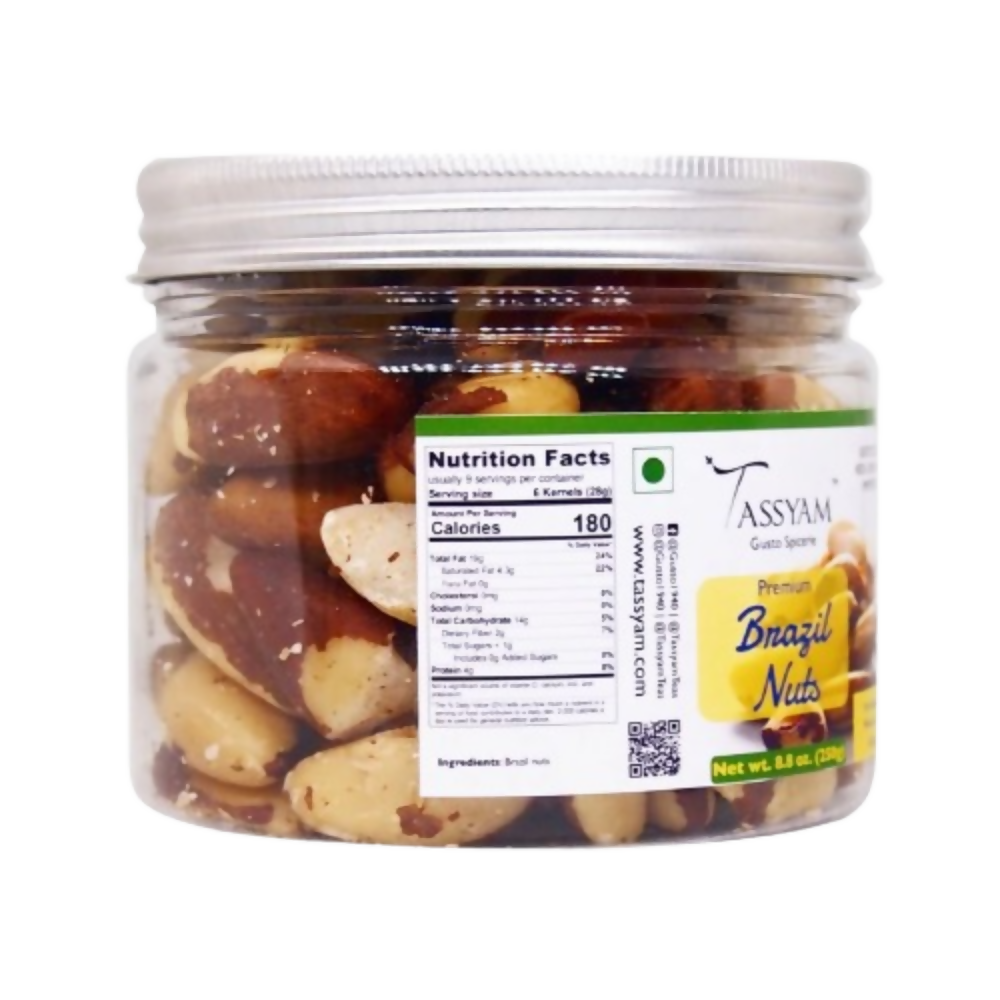 Tassyam Organics Exotic Brazil Nuts | Grocsy