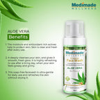 Medimade Wellness Foaming Face Wash With Aloe Vera | Grocsy