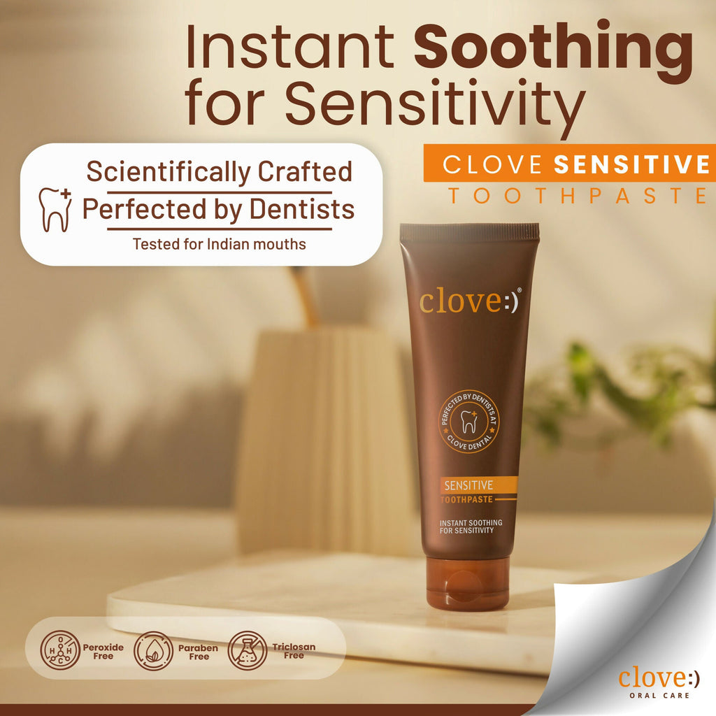 Clove Sensitive Toothpaste Reduce Senstivity | Grocsy