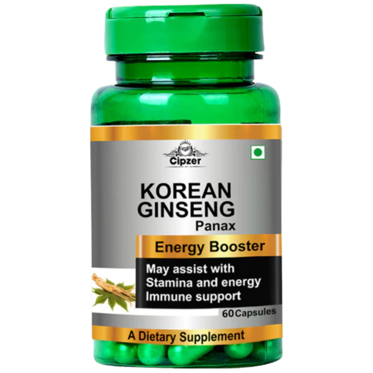 Cipzer Korean Ginseng Capsules | Grocsy