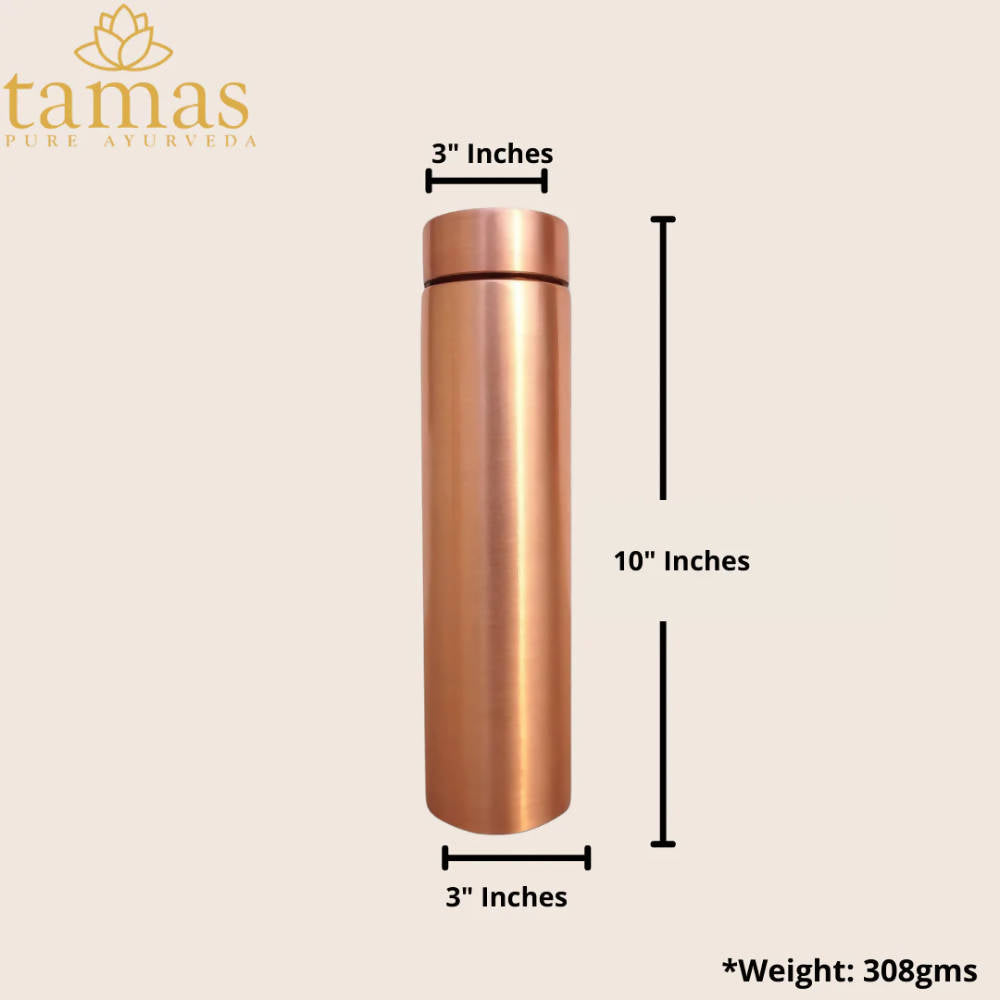 Tamas Jelly Plain Copper Water Bottle | Grocsy