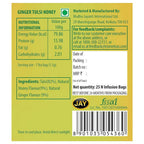 TE-A-ME Charge Ginger Tulsi Honey Herbal Infusion Tea Bags | Grocsy