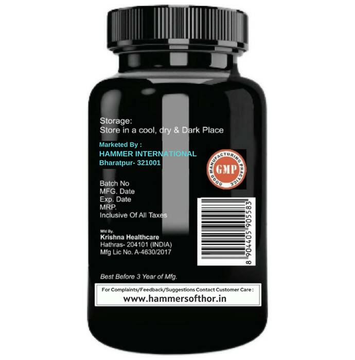 Hammer of Thor Men's Health Veg Capsules | Grocsy