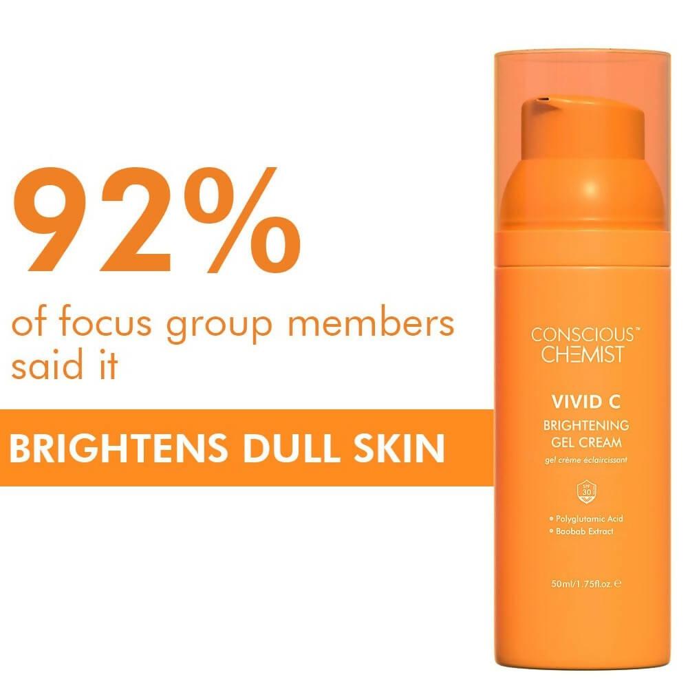 Conscious Chemist Vivid C Skin Brightening Gel Cream | Grocsy