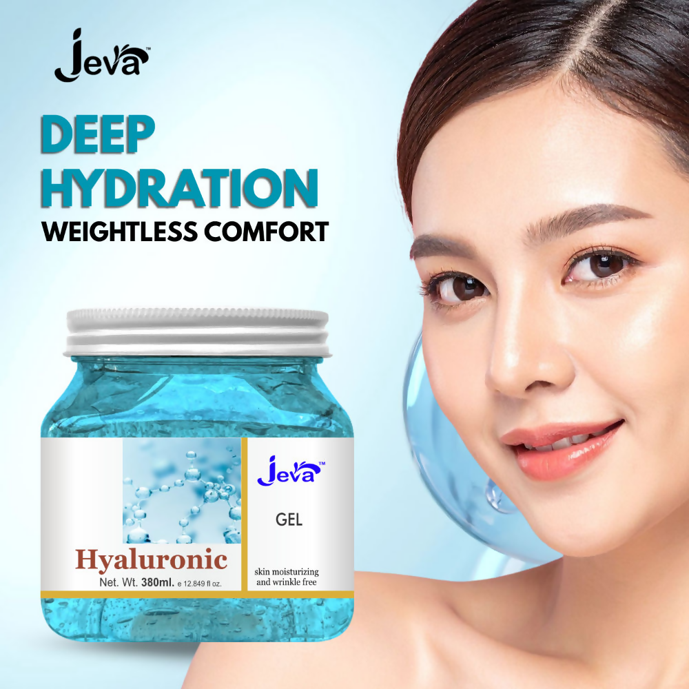 Jeva Hyaluronic Acid Face Moisturizer Hydrating Water Gel | Grocsy