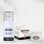 Detoxie Dark Circle & Cortisol Lowering Combo| Cortisol Lowering Serum 30 ml + Under Eye Cream 15gm | Grocsy