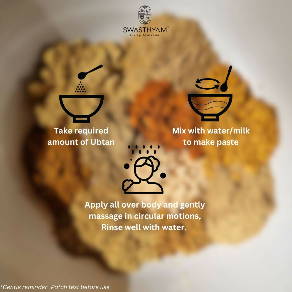 Swasthyam Suvasik Utne - Ayurvedic Herbal Ubtan | Grocsy