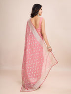 kasee Floral Embroidered Art Silk Ready to Wear Saree | Grocsy