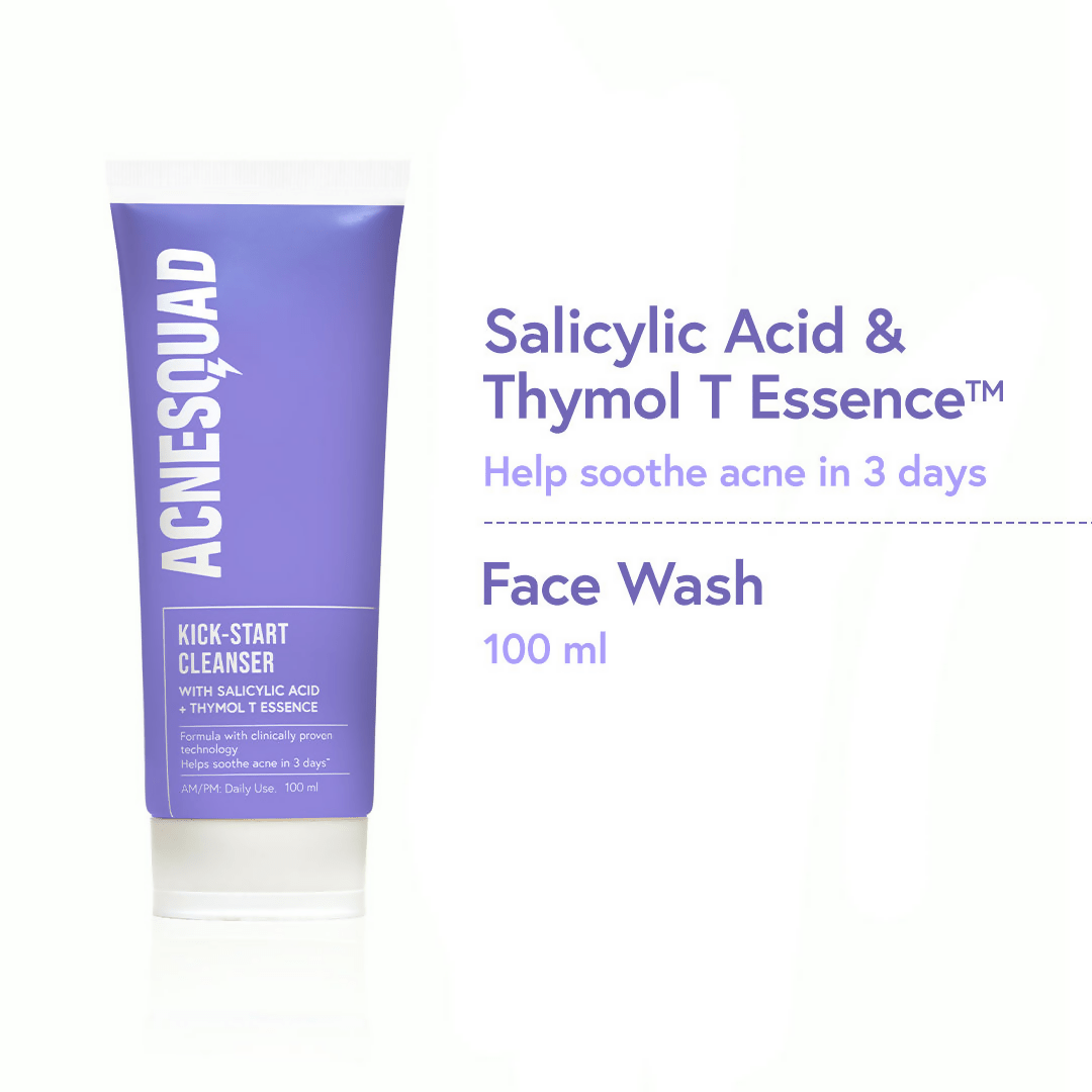 Acne Squad Kick Start Cleanser With Salicylic Acid & Thymol T Essence | Grocsy
