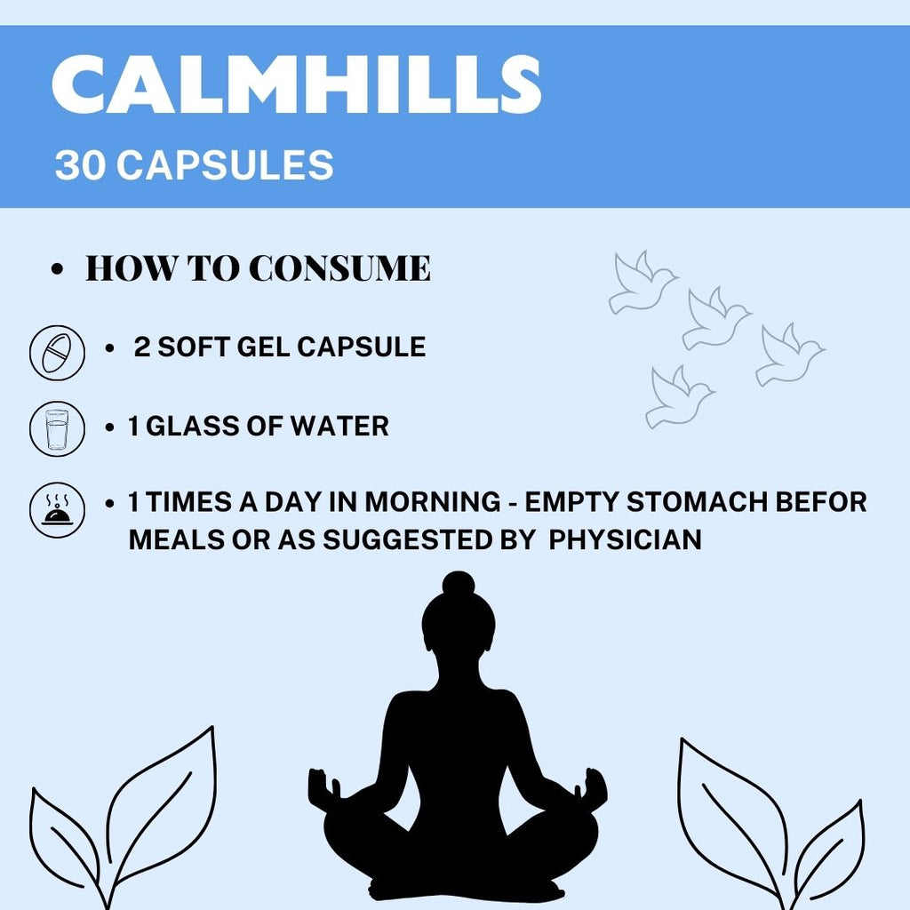 Herbal Hills Ayurveda Calmhills Capsules | Grocsy