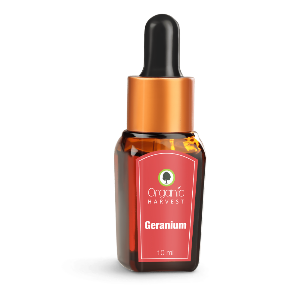 Organic Harvest Geranium Essential Oil | Grocsy
