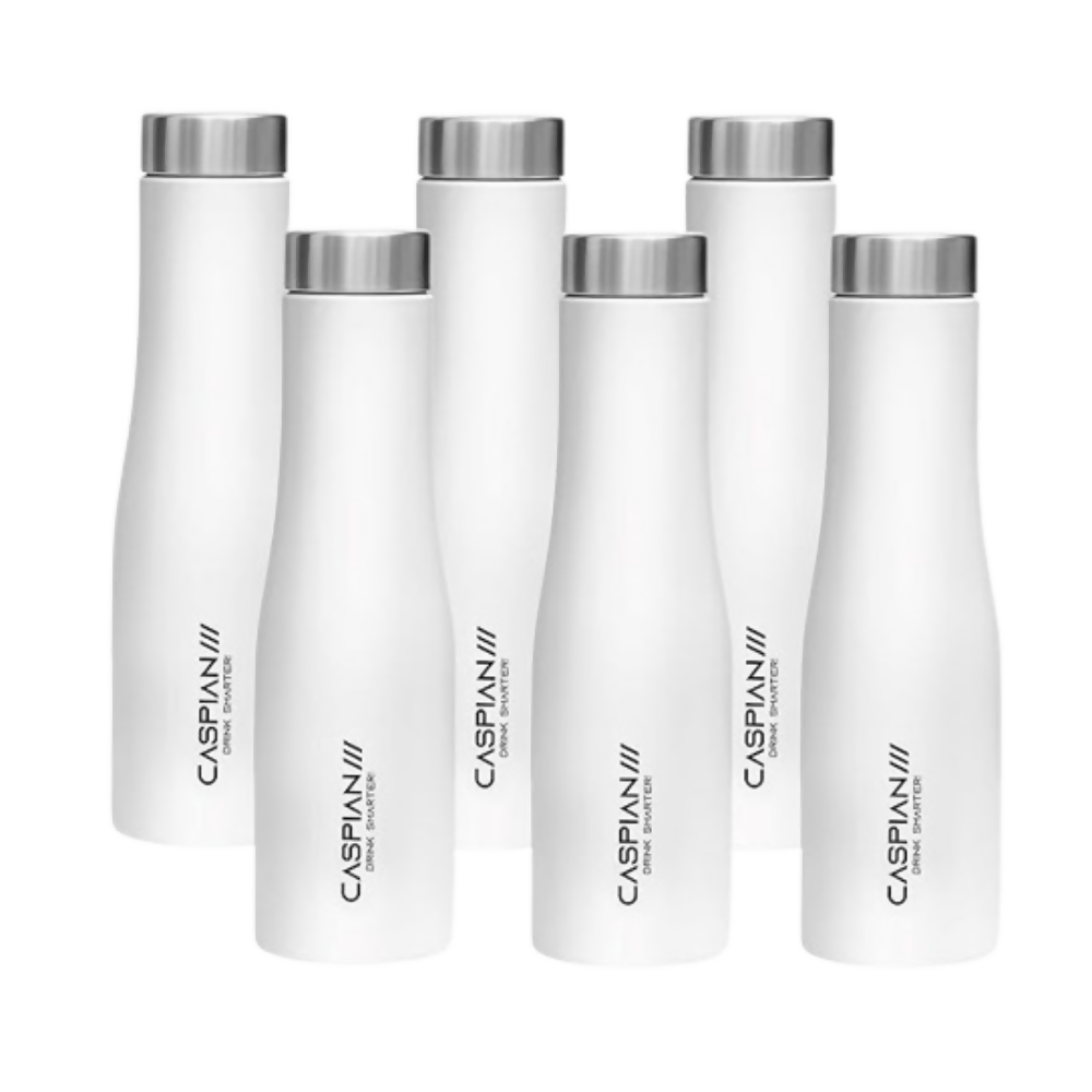 CASPIAN /// Aqua Stainless Steel Water Bottle | Grocsy