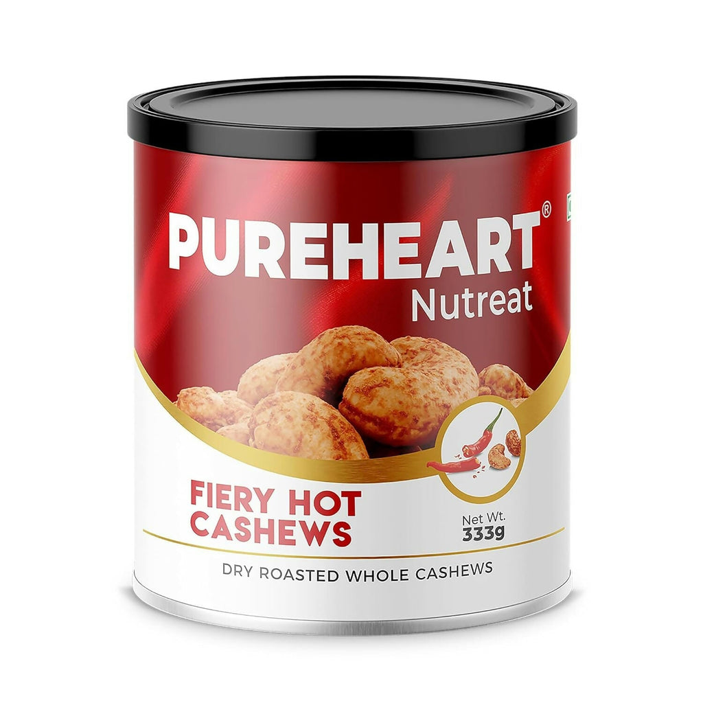 Pureheart Nutreat Fiery Hot Cashews | Grocsy