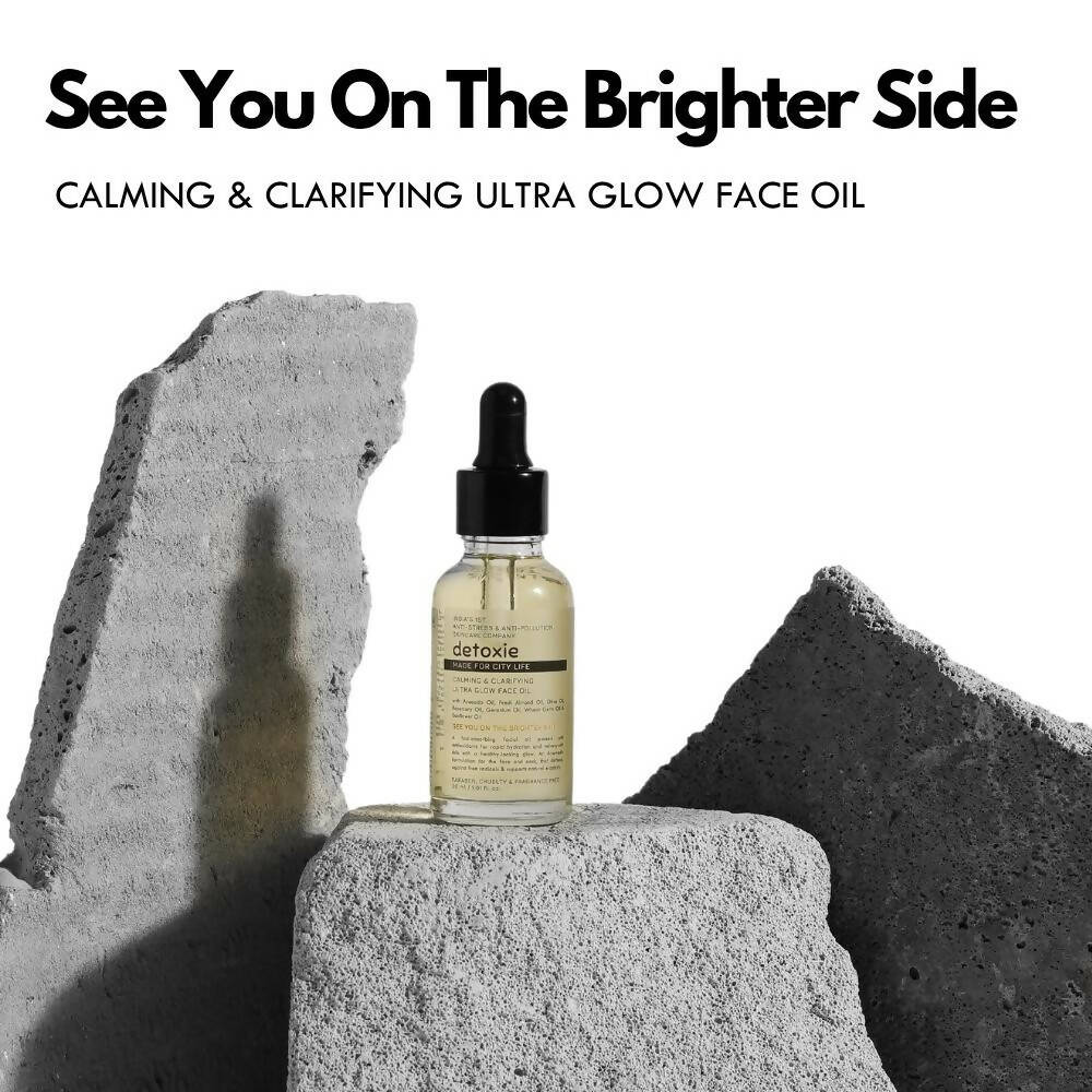 Detoxie Calming & Clarifying Ultra Glow Face Oil | Grocsy