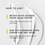 Hyphen By Kriti Sanon Daily Night Care Routine for Normal to Dry Skin with Face Serum & Barrier Care Cream | Grocsy