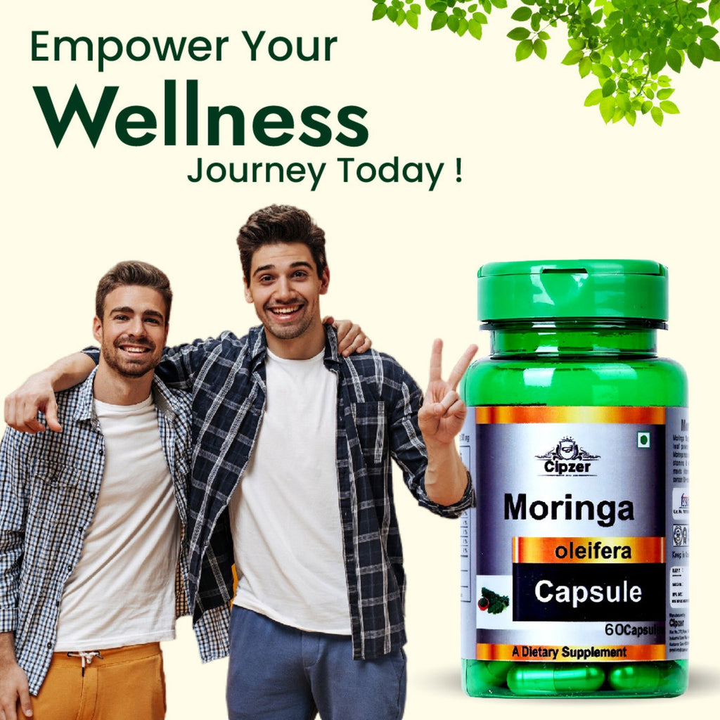 Cipzer Moringa Oleifera Capsules | Grocsy