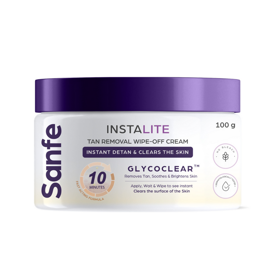Sanfe Instalite Detan Wipe Off Body Cream | Grocsy