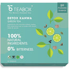 Teabox Detox Kahwa Green Tea Bags | Grocsy