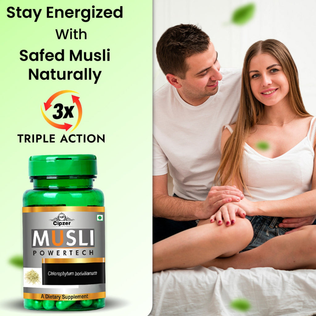 Cipzer Musli Powertech Capsules | Grocsy