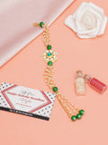 Designer kundan Rakhi - Ruby Raang | Grocsy