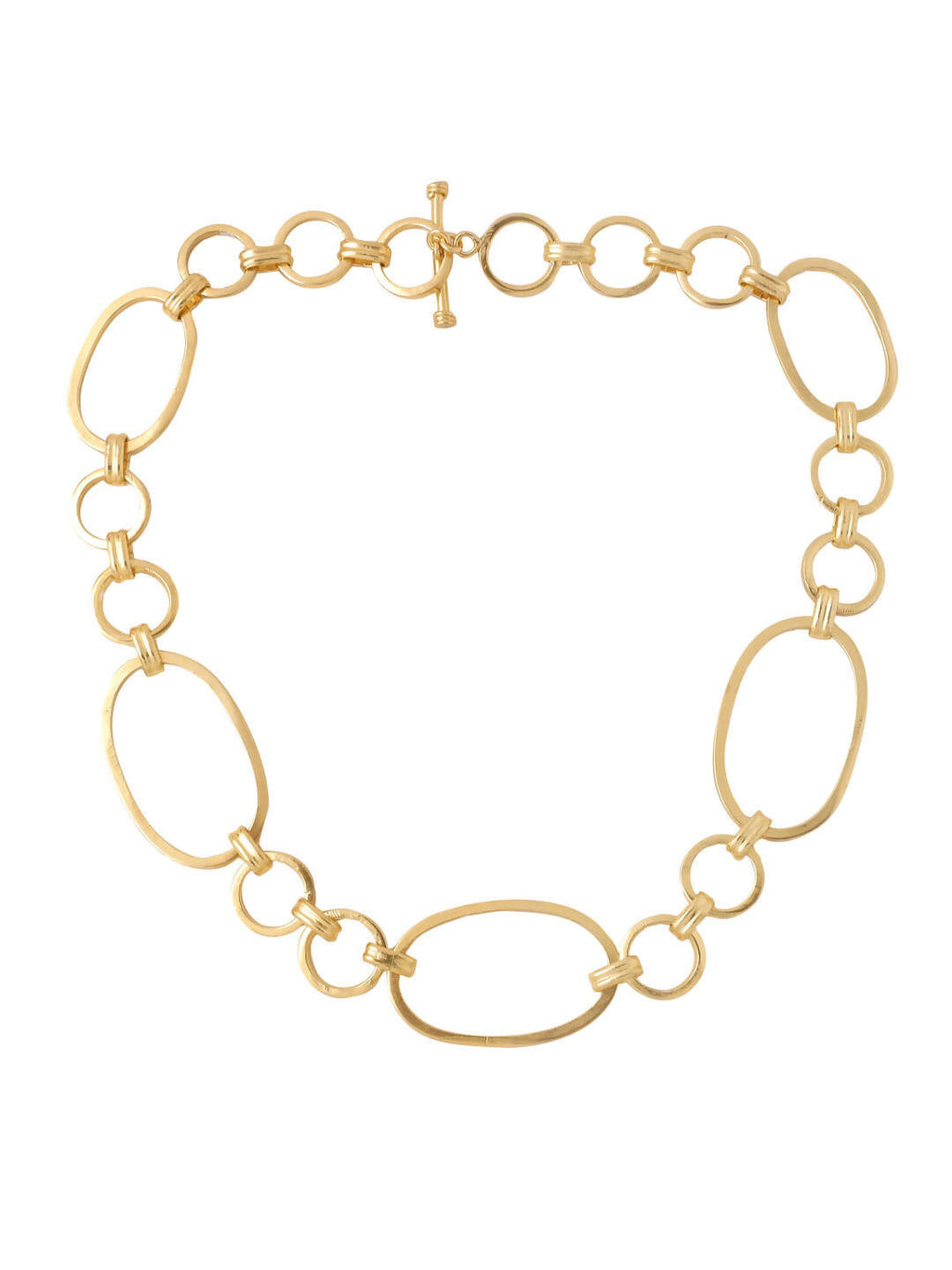 NVR Women Gold-Polished Statement Necklace | Grocsy