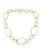 NVR Women Gold-Polished Statement Necklace | Grocsy