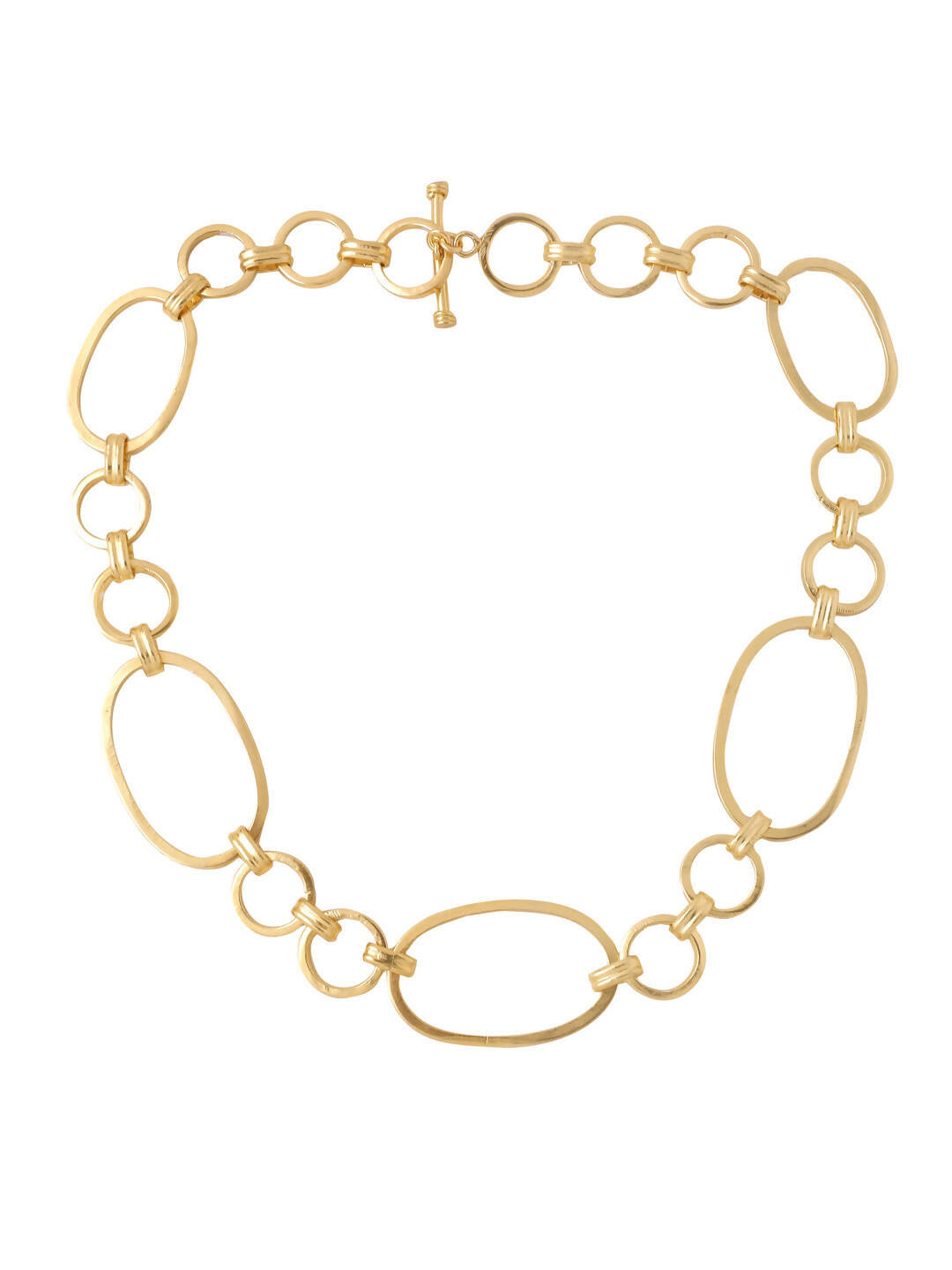 NVR Women Gold-Polished Statement Necklace | Grocsy