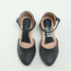 Tiny Bugs Girls Party Wear Ballerinas Heels - Black | Grocsy