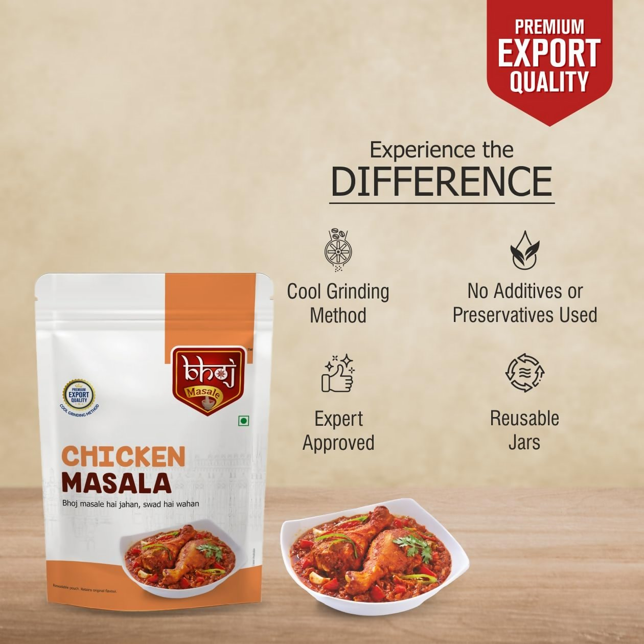 Bhoj Masale Chicken Masala with Natural Oils | Grocsy