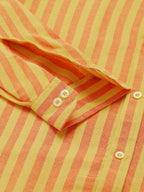 RIAG Yellow Men's Chinese Collar Full Sleeves Shirt | Grocsy