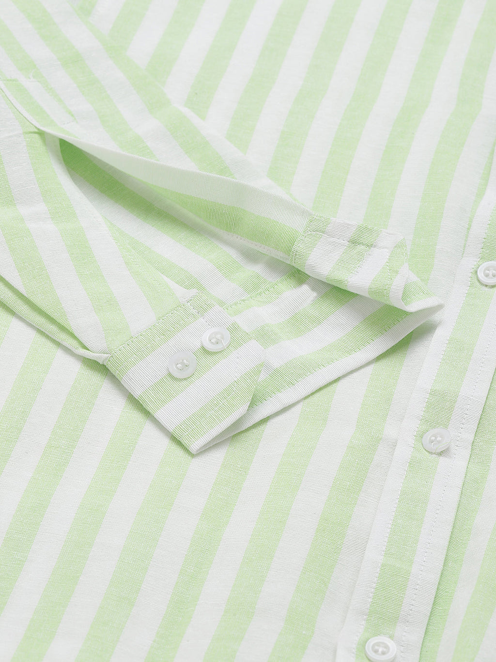 RIAG Green Men's Chinese Collar Full Sleeves Shirt | Grocsy