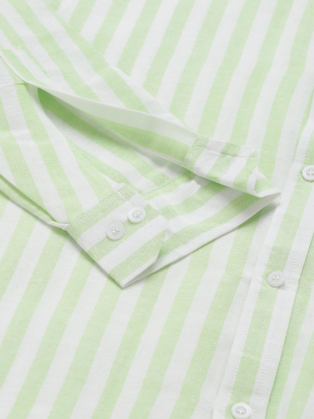 RIAG Green Men's Chinese Collar Full Sleeves Shirt | Grocsy