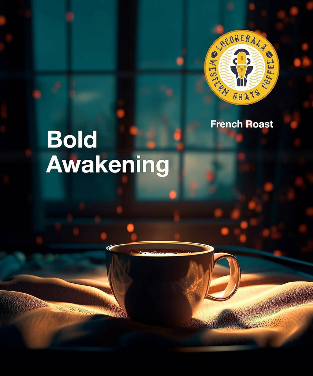 LocoKerala Western Ghats French Roast Arabica Whole Bean Coffee | Grocsy