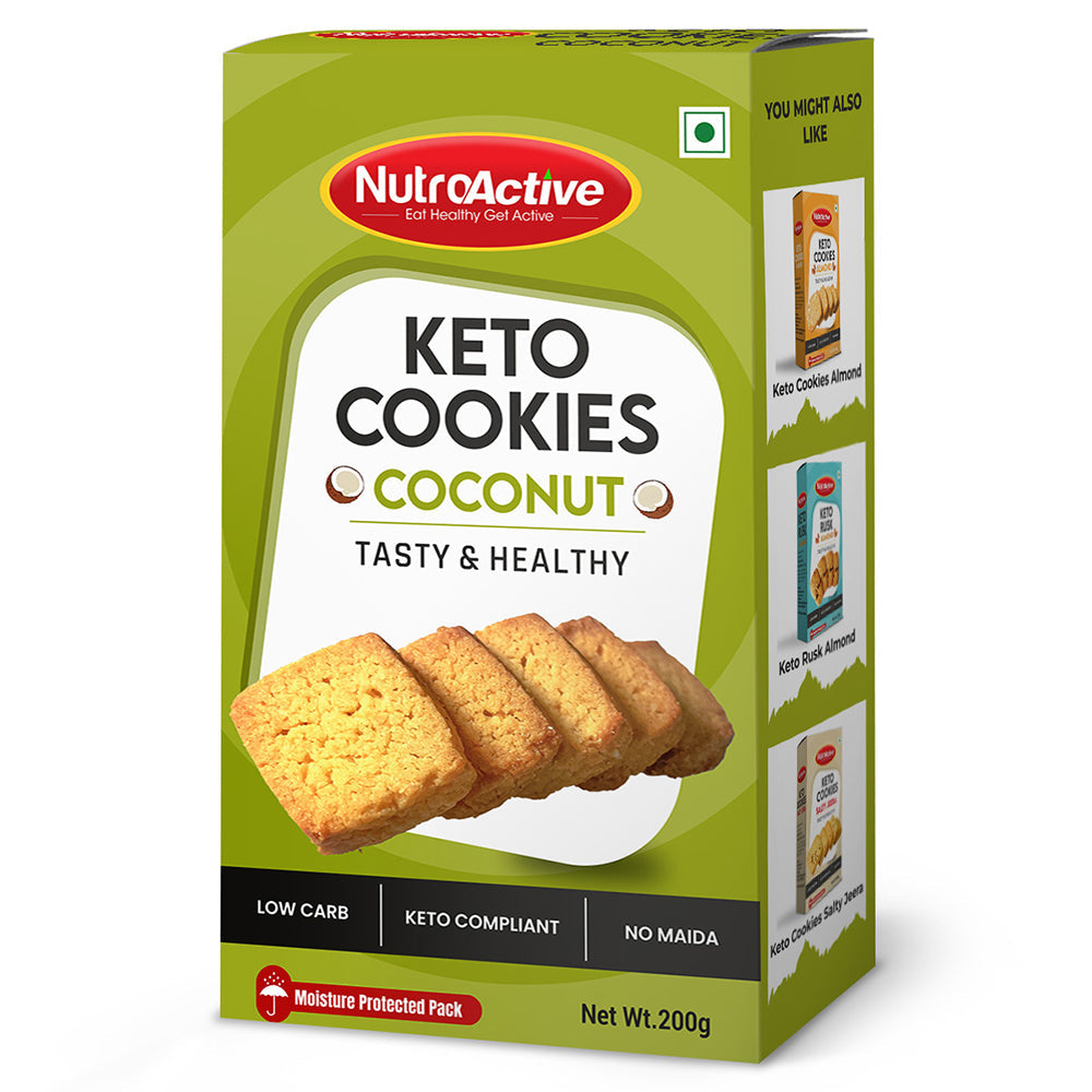 NutroActive Coconut Keto Cookies | Grocsy