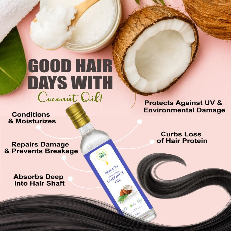 Shuddh Natural Coconut Oil Cold Pressed | Grocsy