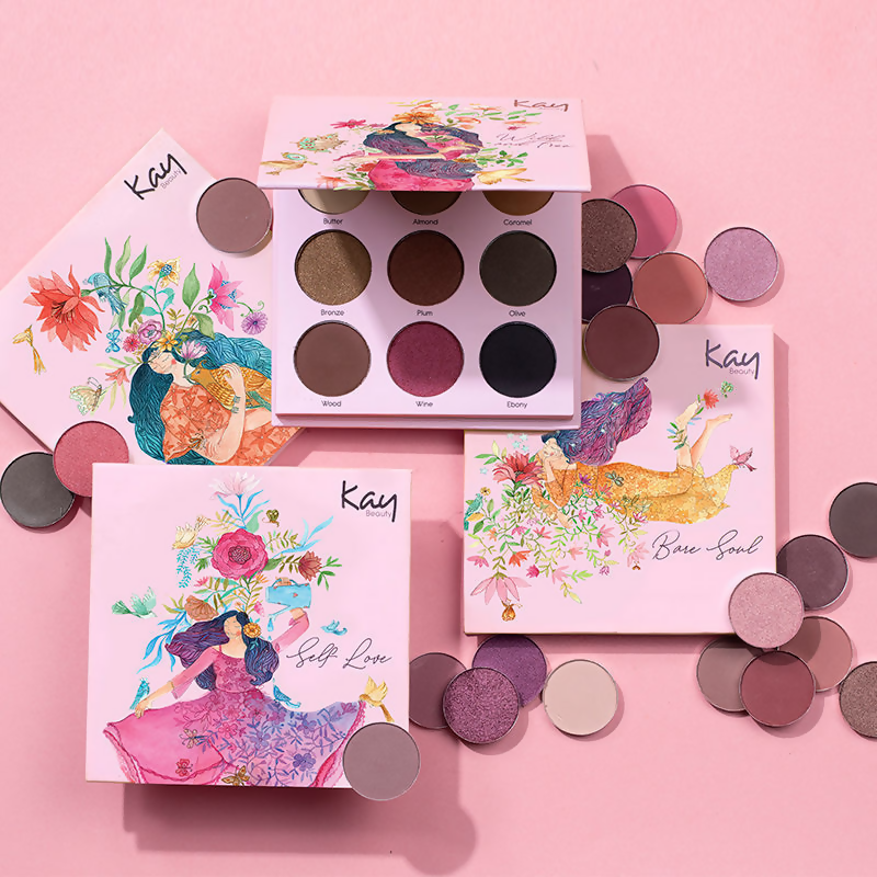 Kay Beauty By Katrina Kaif Eyeshadow Palette - Pure Bloom | Grocsy