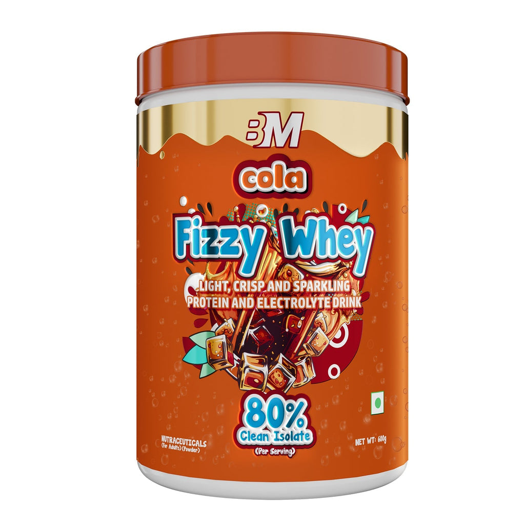Big Muscles Nutrition Fizzy Whey & Shaker Combo | Grocsy