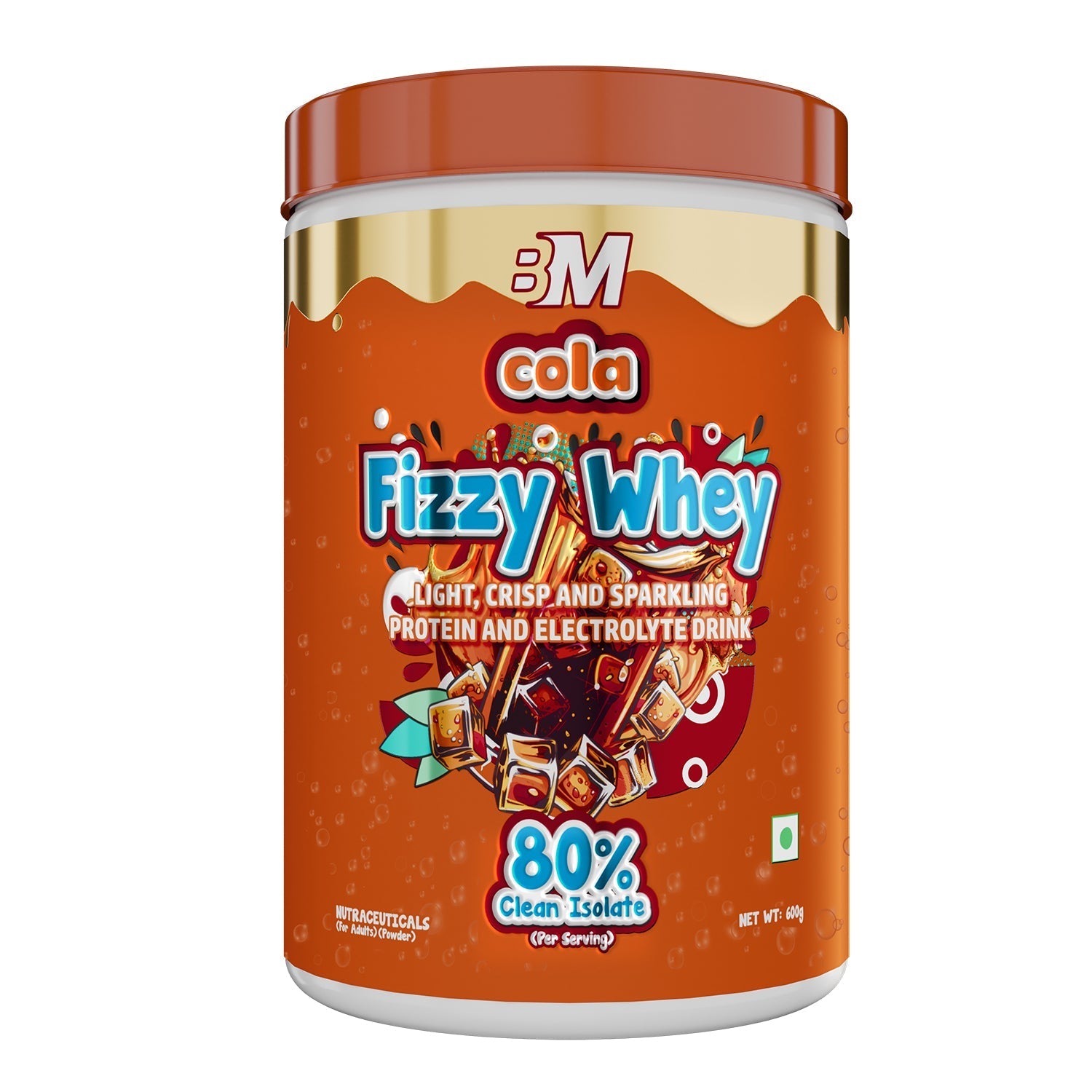 Big Muscles Nutrition Fizzy Whey & Shaker Combo | Grocsy